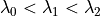\lambda_0<\lambda_1<\lambda_2
