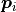 \boldsymbol{p}_i
