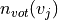 n_{vot}(v_j)