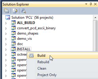 Build INSTALL project